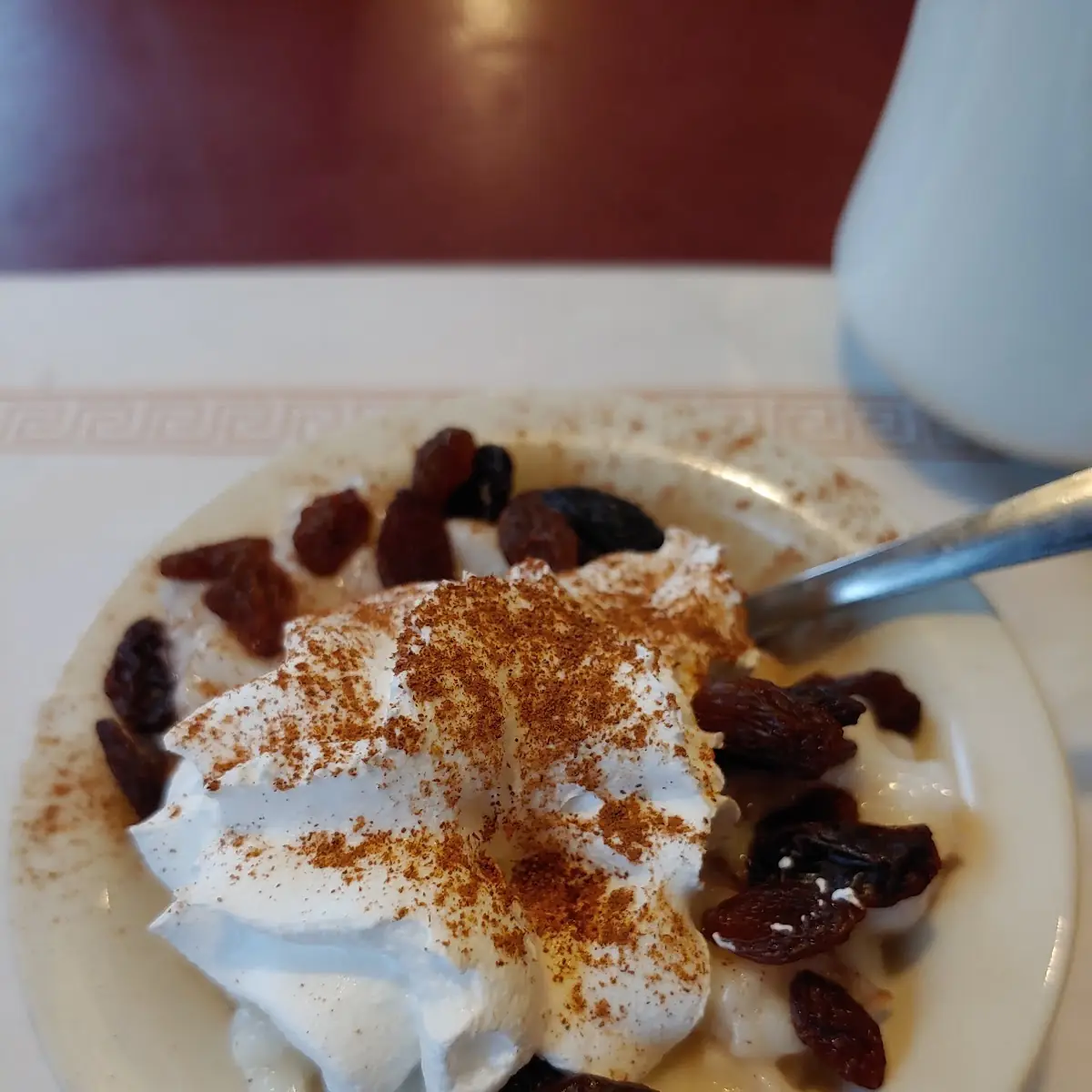 Rice Pudding with Raisins