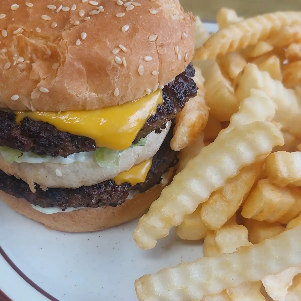 Classic Cheeseburger and Fries