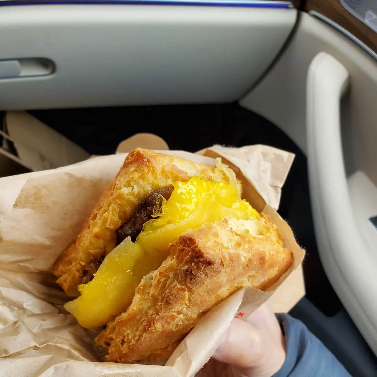 Sausage Egg and Cheese Biscuit