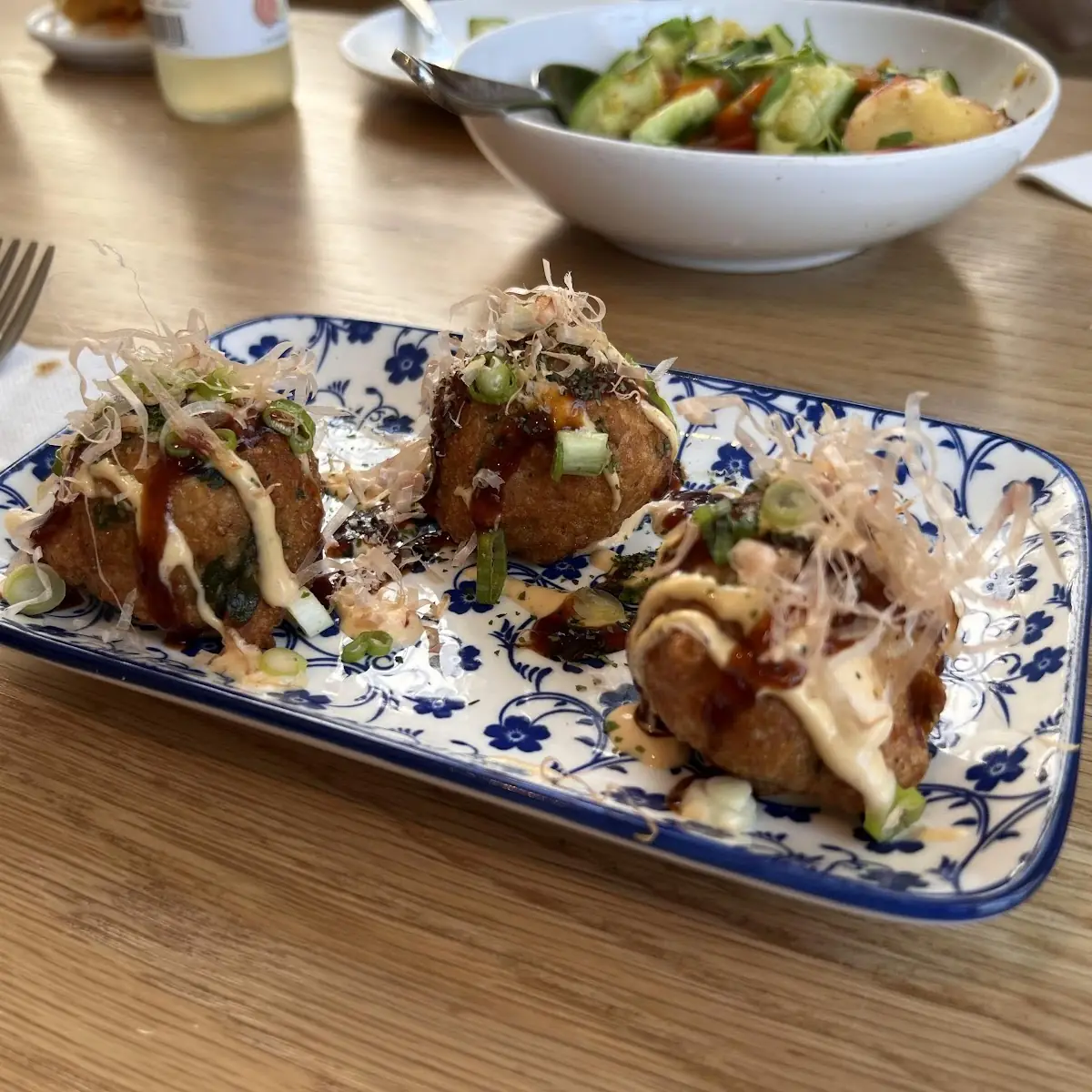 Spicy Hamachi Wonton Tacos