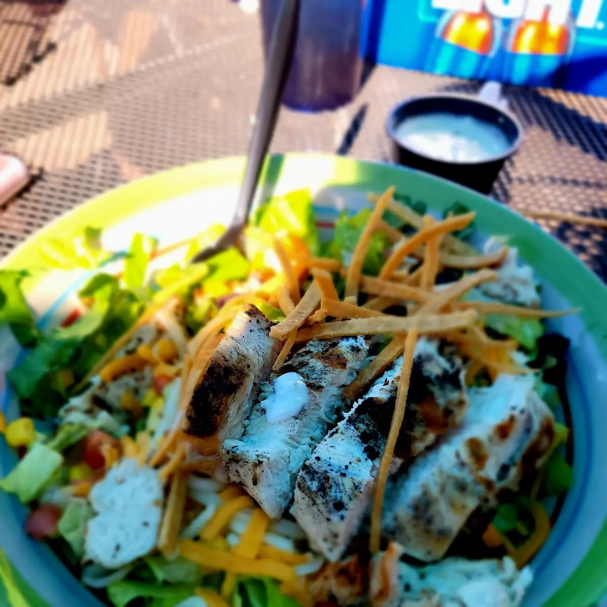 Southwest Salad with Grilled Chicken Breast