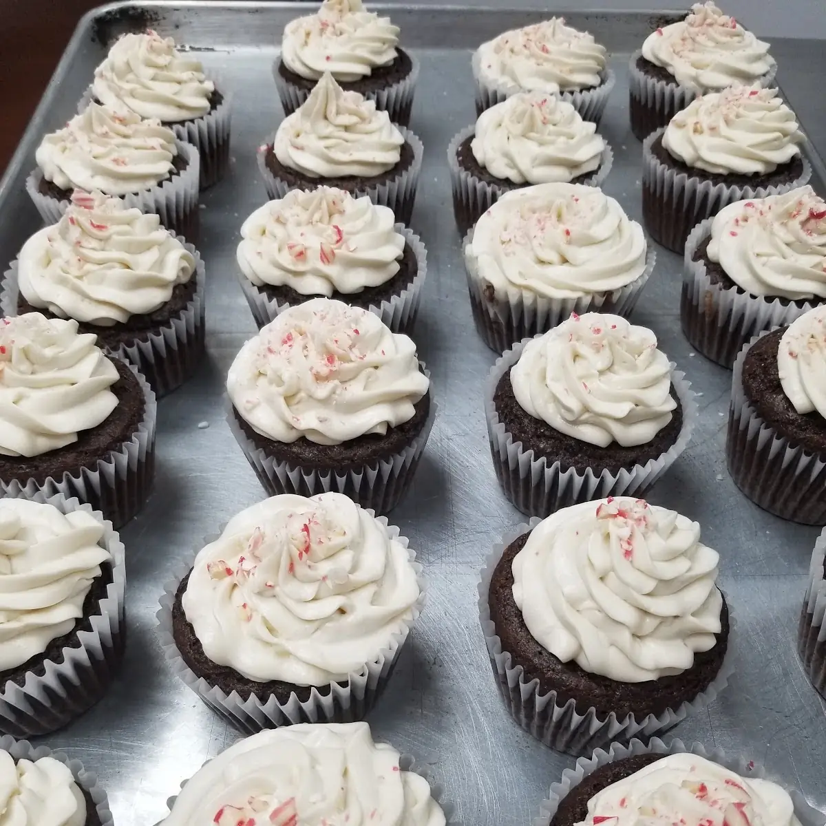 Peppermint Chocolate Cupcakes