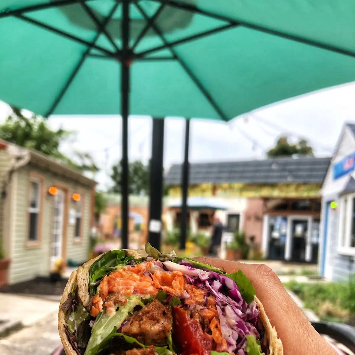 Roasted New Jersey Sweet Potatoes Wrap