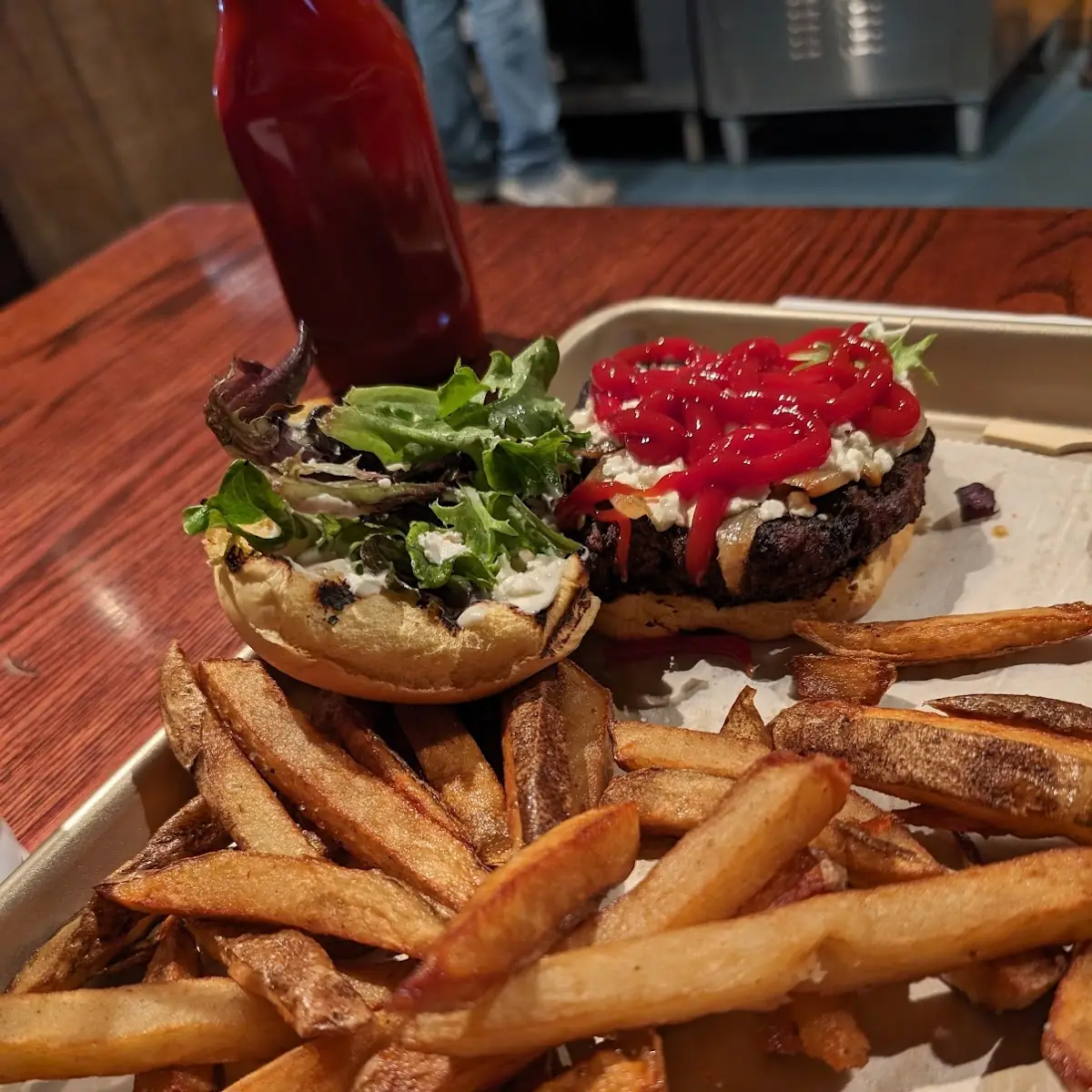 Burger and Fresh Cut Fries