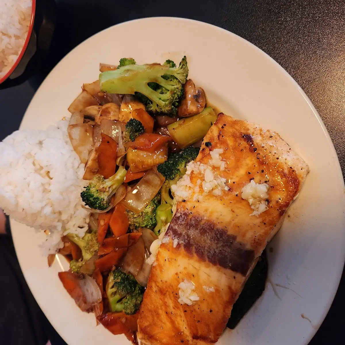 Hibachi Salmon
