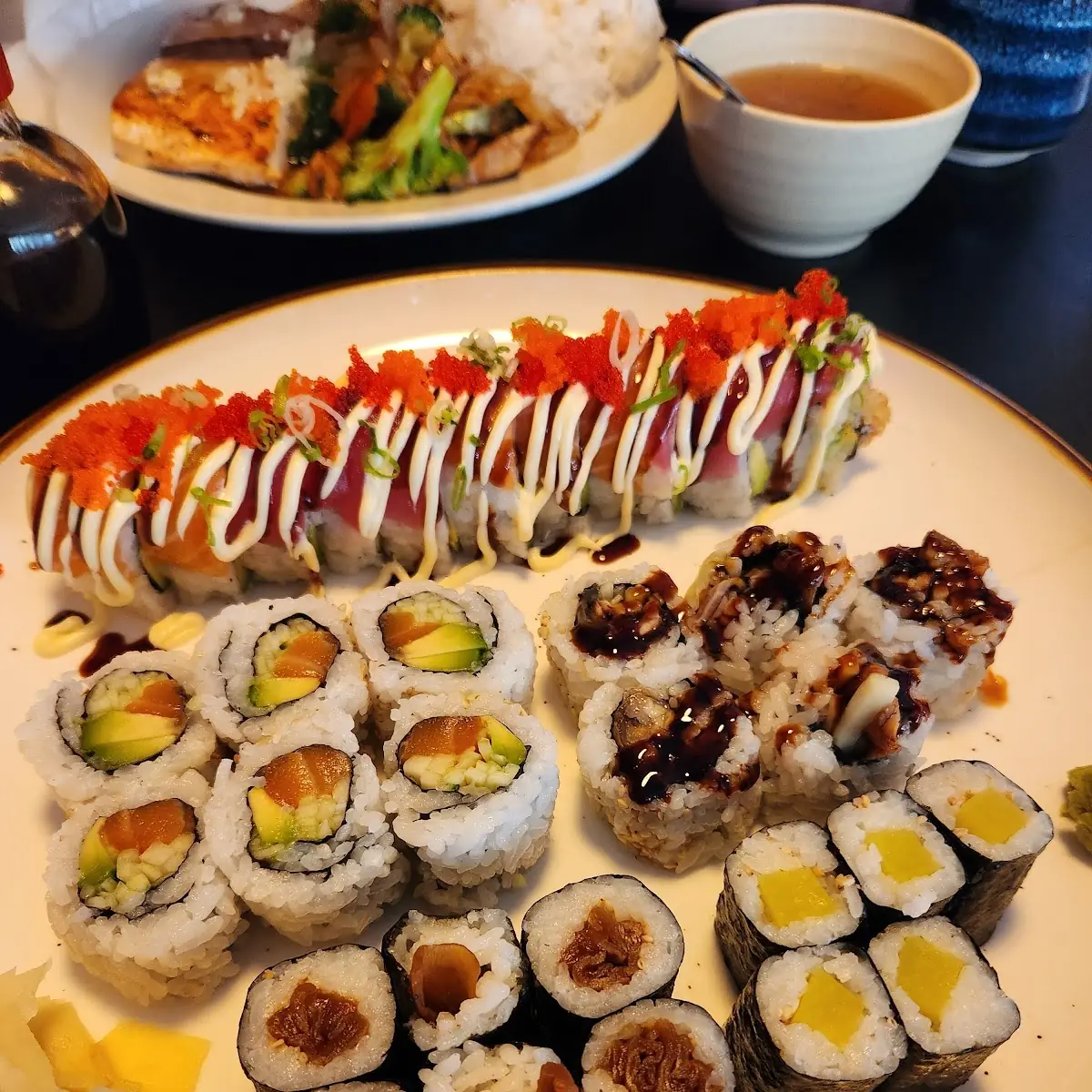Mermaid Roll Alaska Roll Eel Roll Kanpyo Oshiko