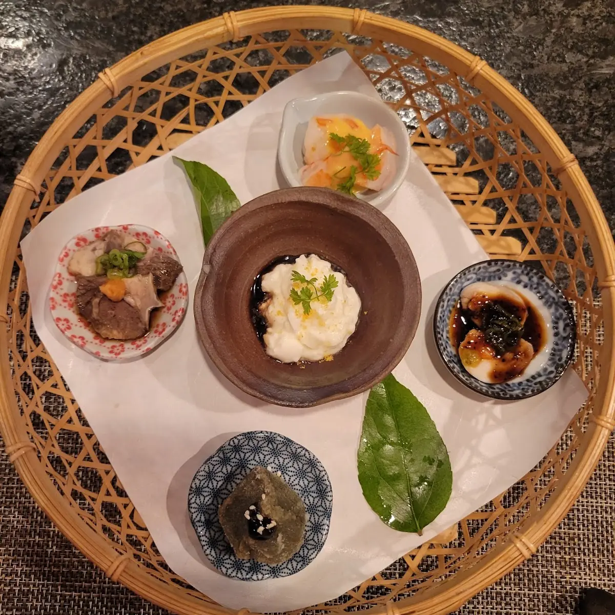 Omakase Course Appetizer Sampler