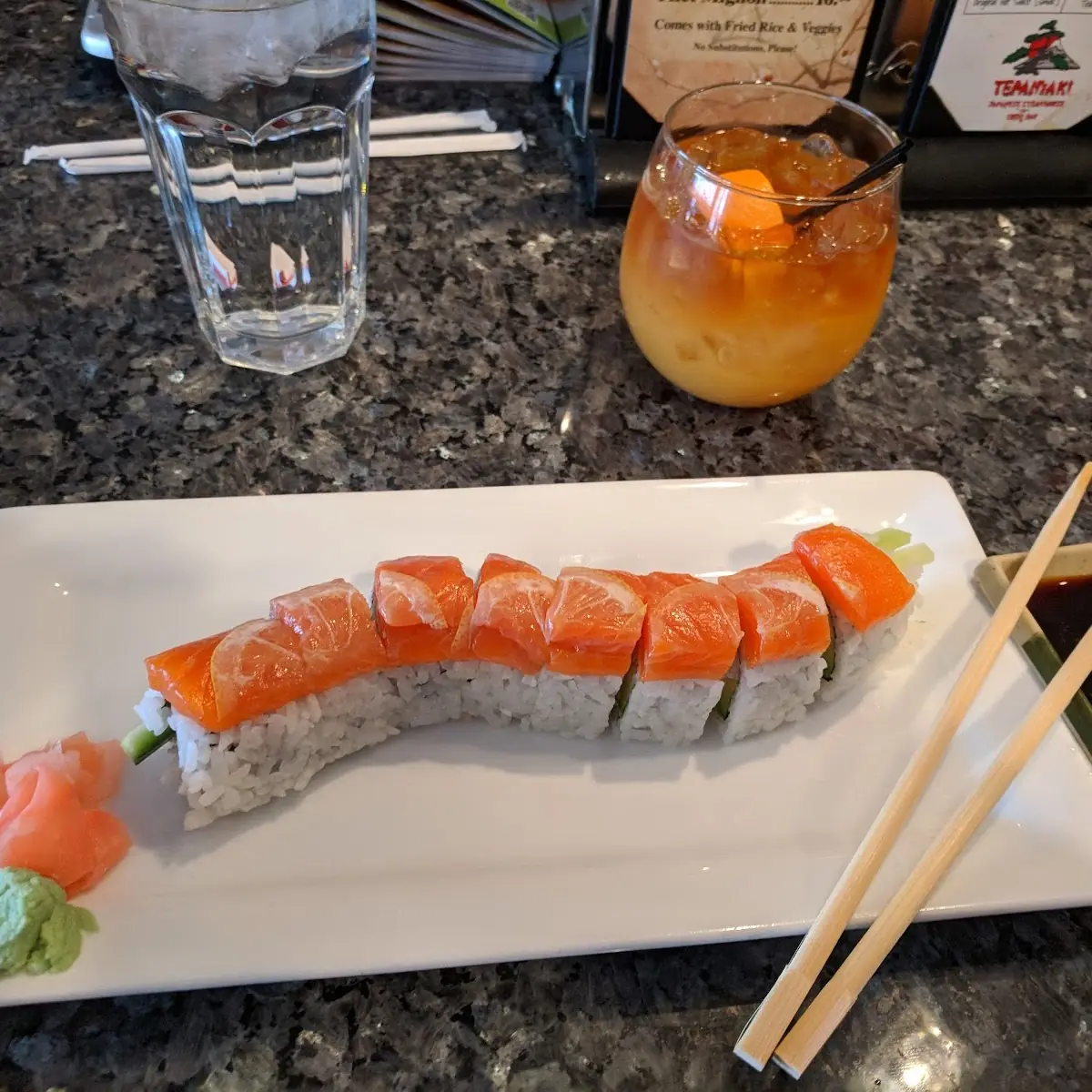 California Roll with Salmon