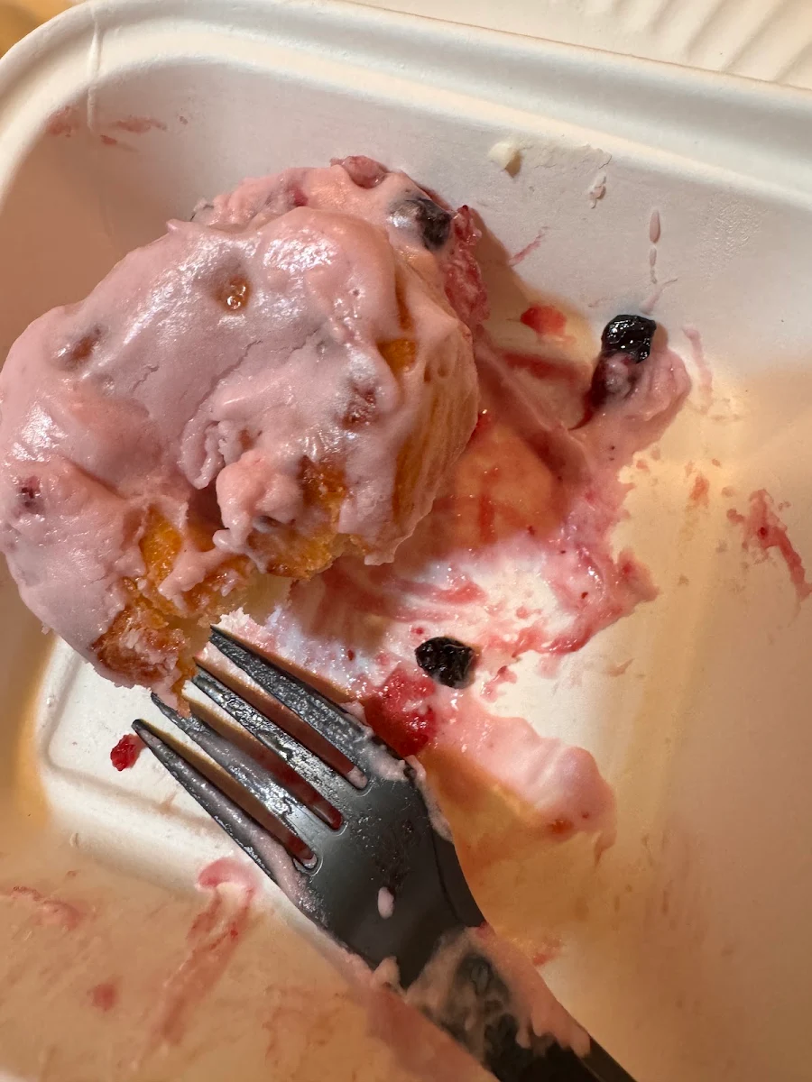 Huckleberry Cinnamon Roll