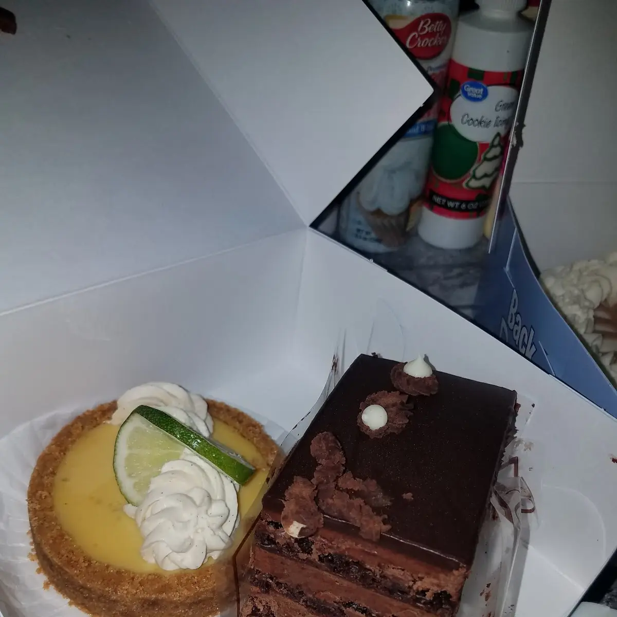 Key Lime Tart & Chocolate Torte