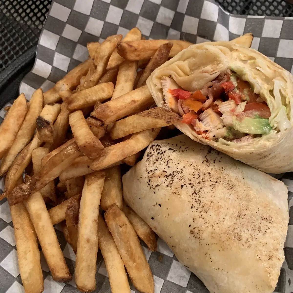 Chicken Avocado Roaster Red Pepper Wrap