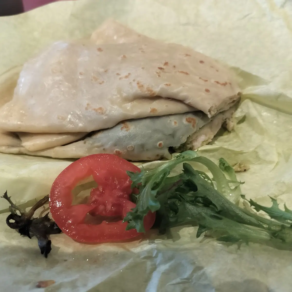 Chicken Pesto Crepe