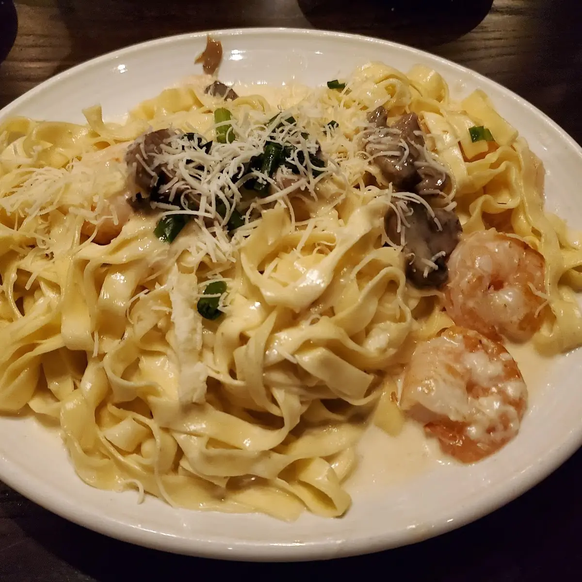 Pasta Shrimp Alfredo