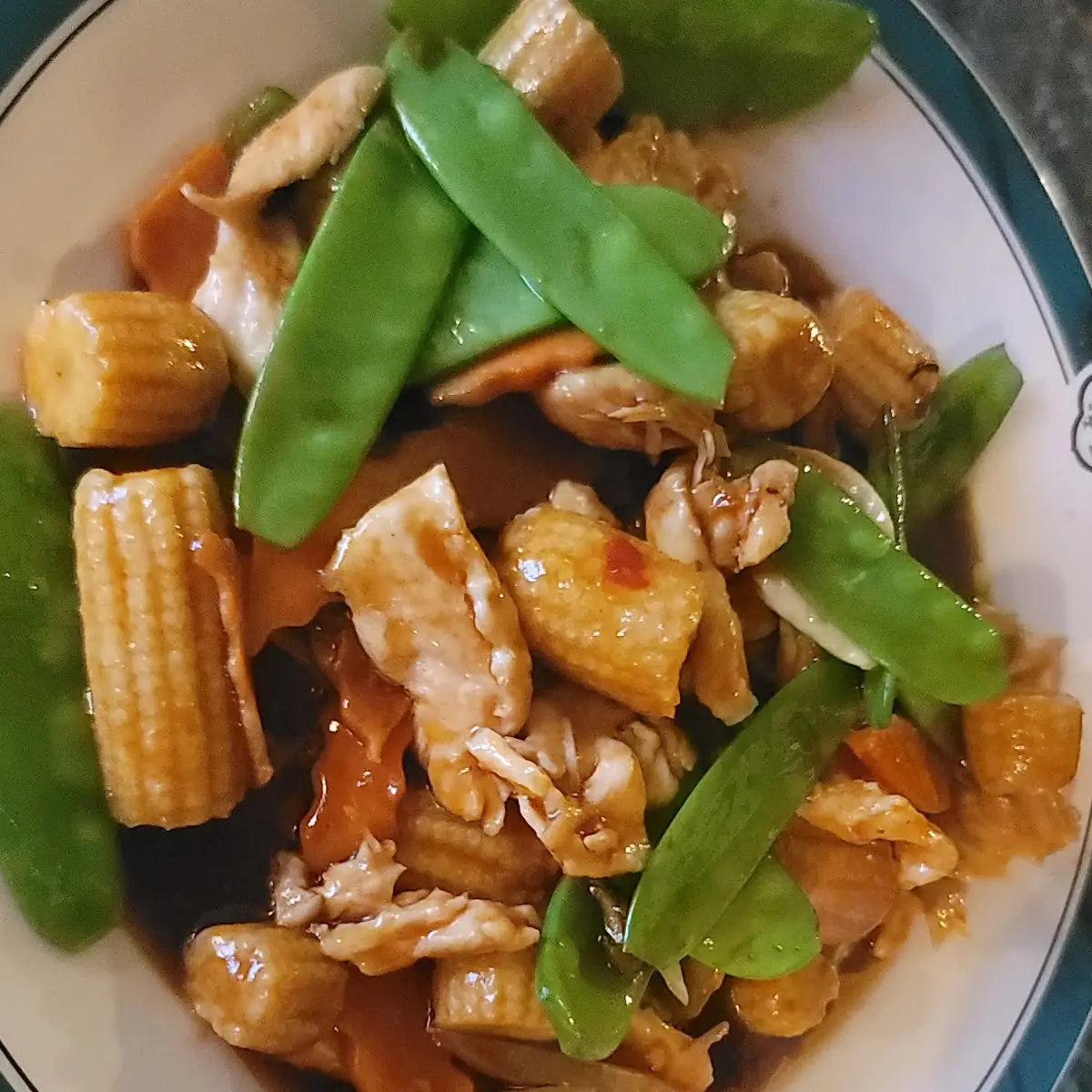 Chicken with Snow Peas