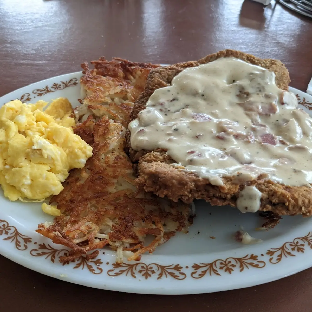 Chicken Fried Steak & Eggs