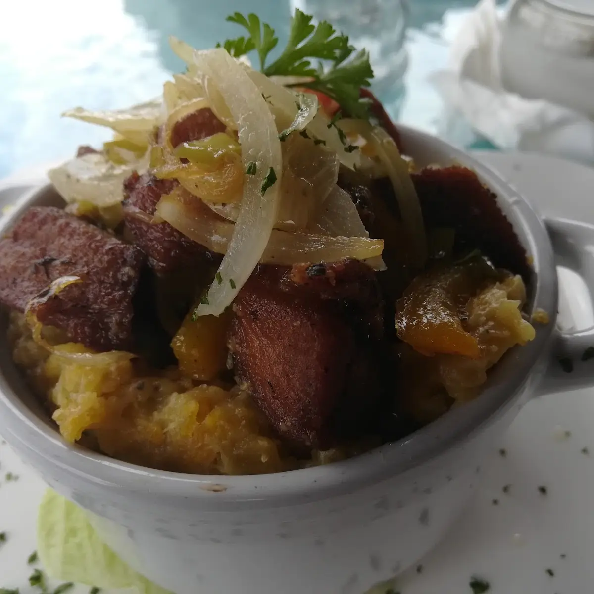Roast Pork with Mofongo