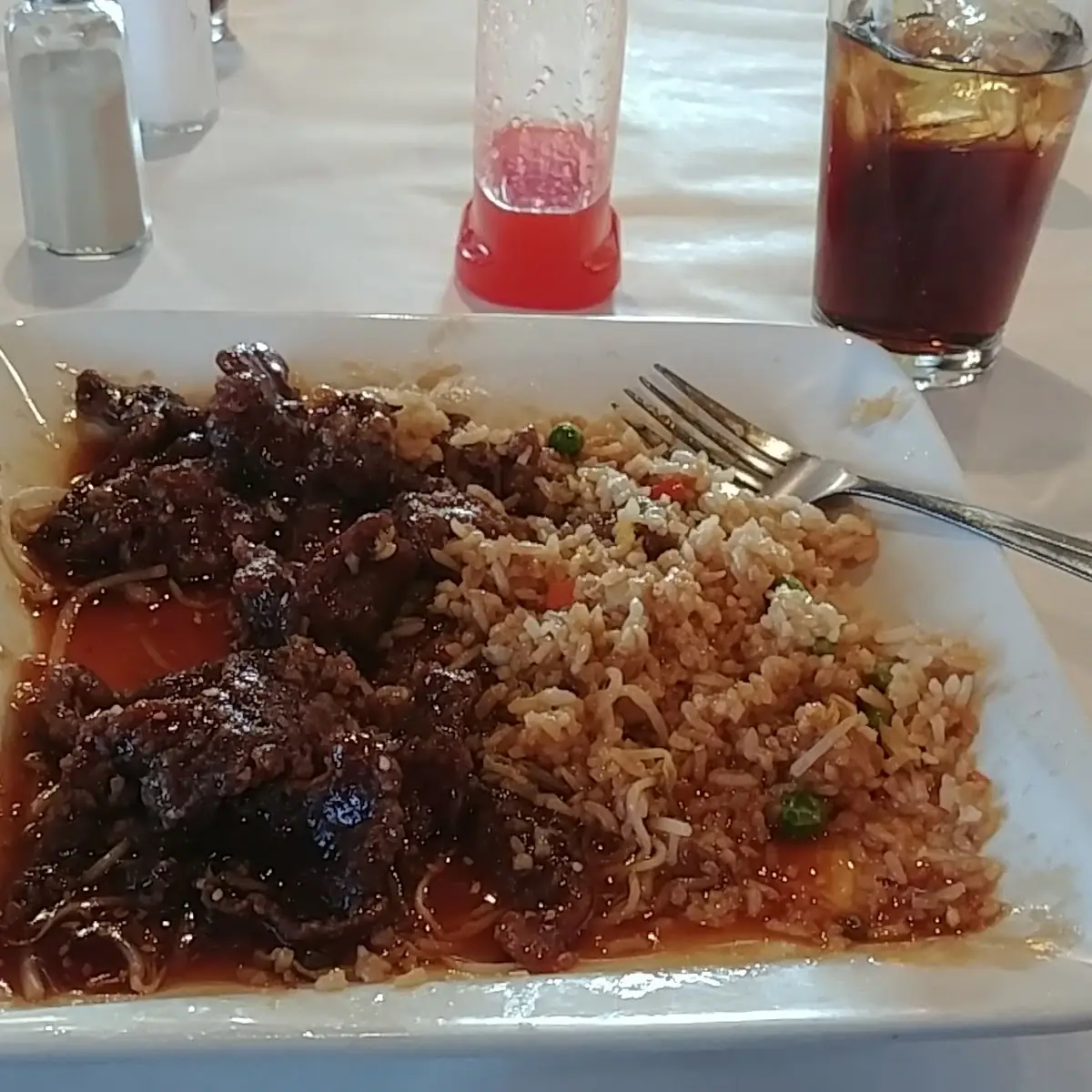 Sesame Beef and Fried Rice