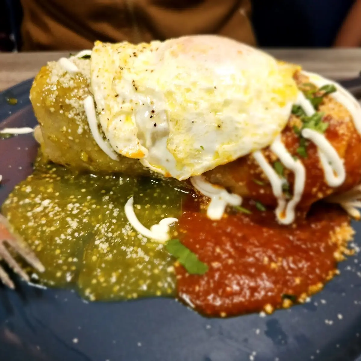 Breakfast Burrito Christmas Style
