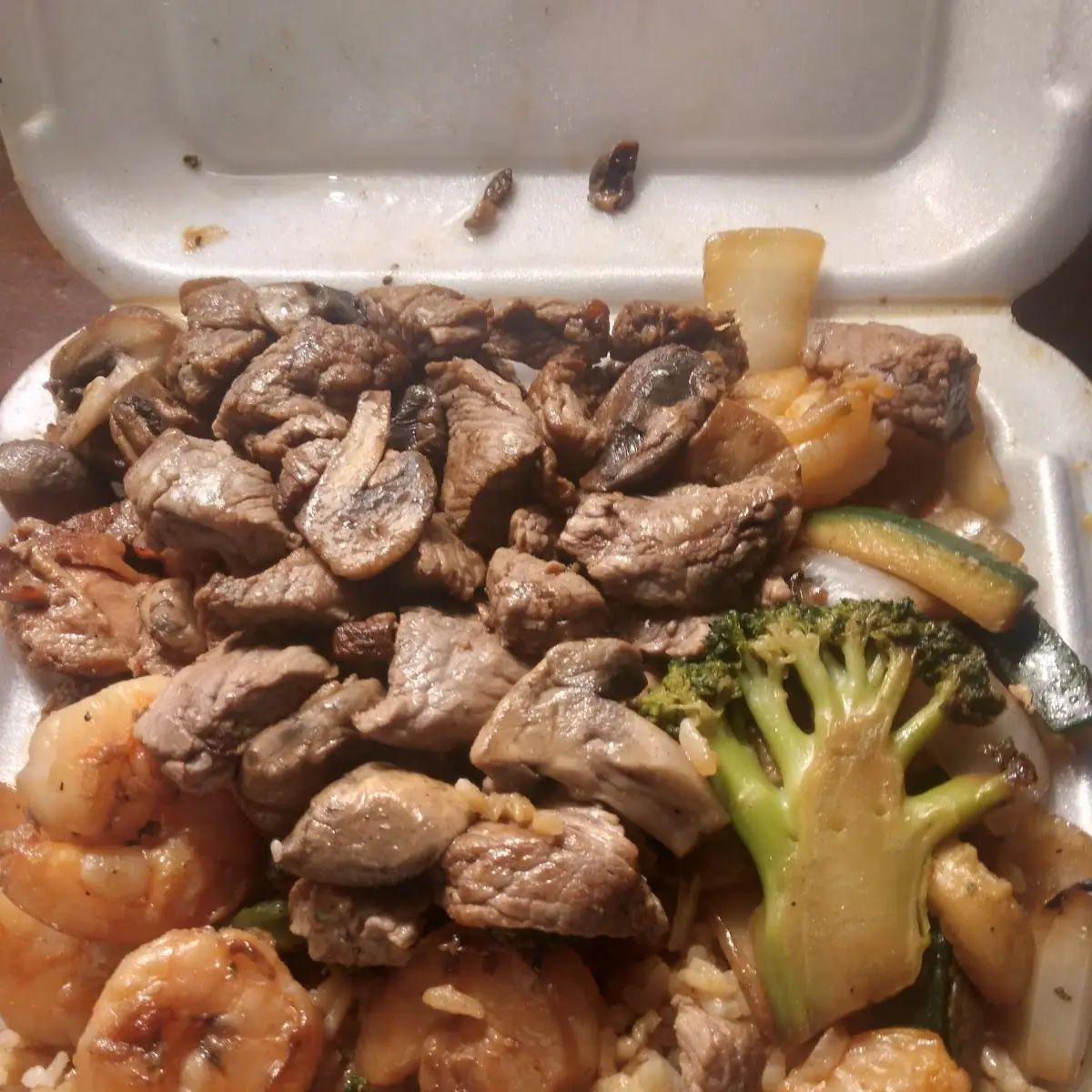 Hibachi Chicken and Shrimp