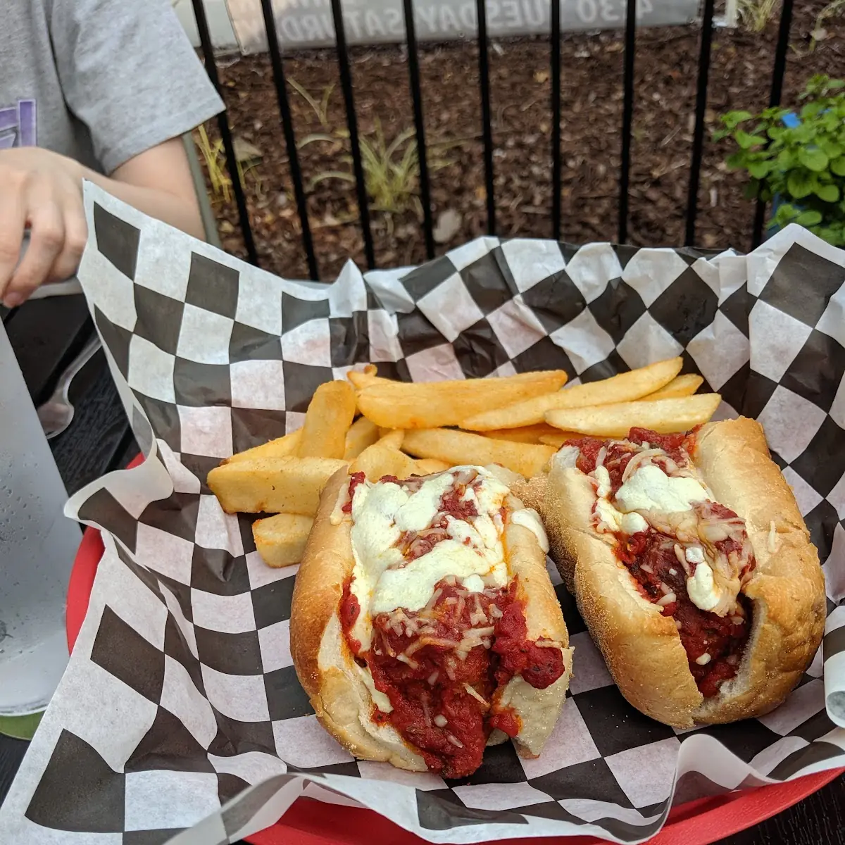 Meatball Parmigiana Sub