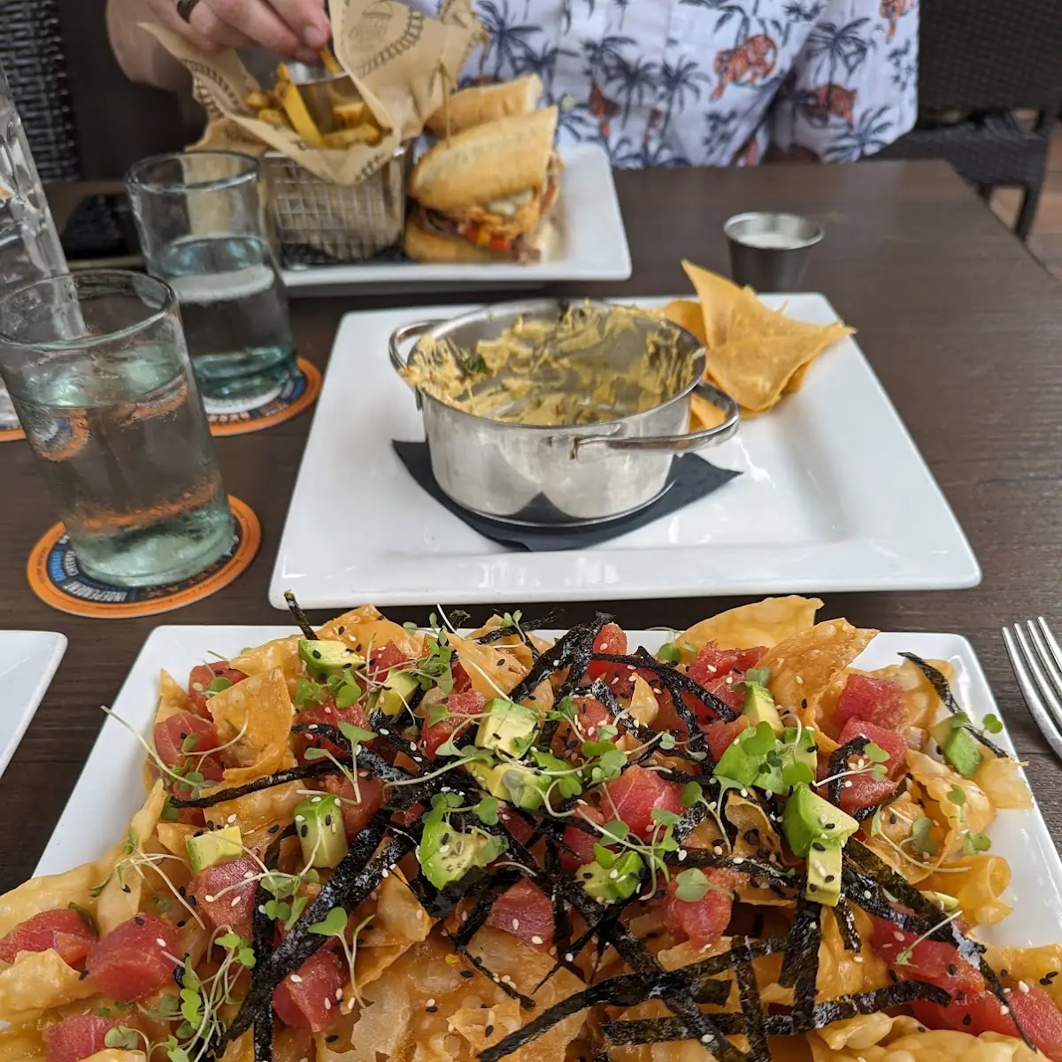 Ahi Poke Nachos Supreme
