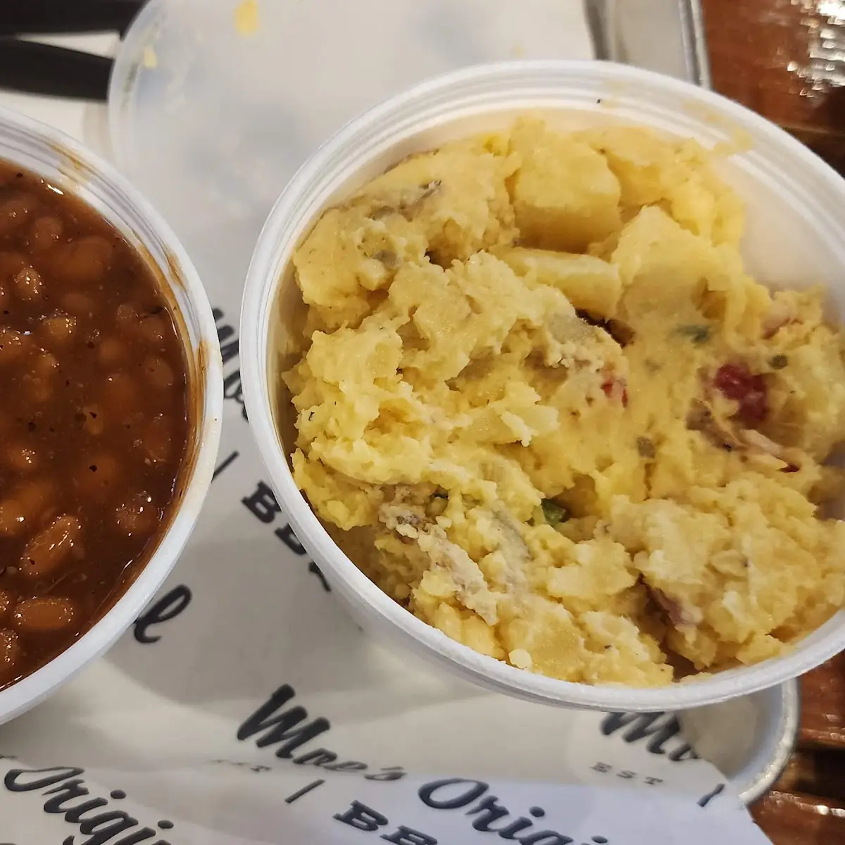 Baked Beans and Potato Salad