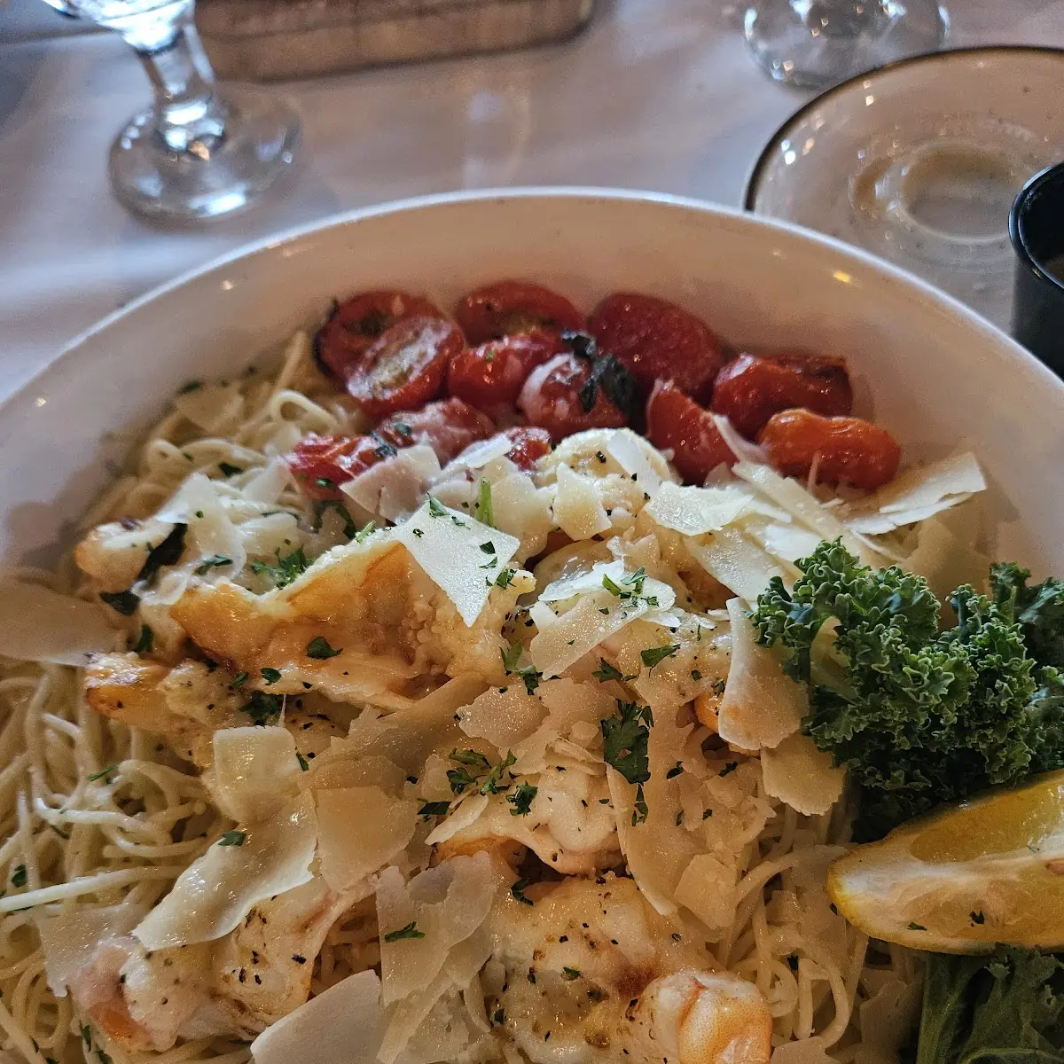 Shrimp Scampi with Angel Hair Pasta