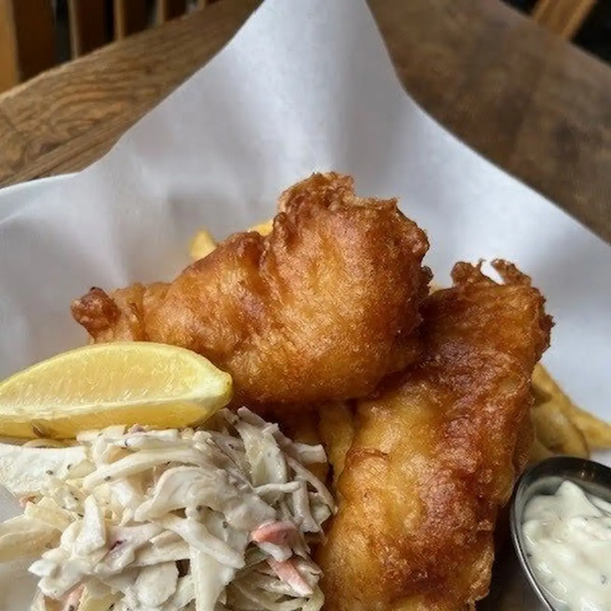 Avalanche Ale Beer-Battered Fish & Chips