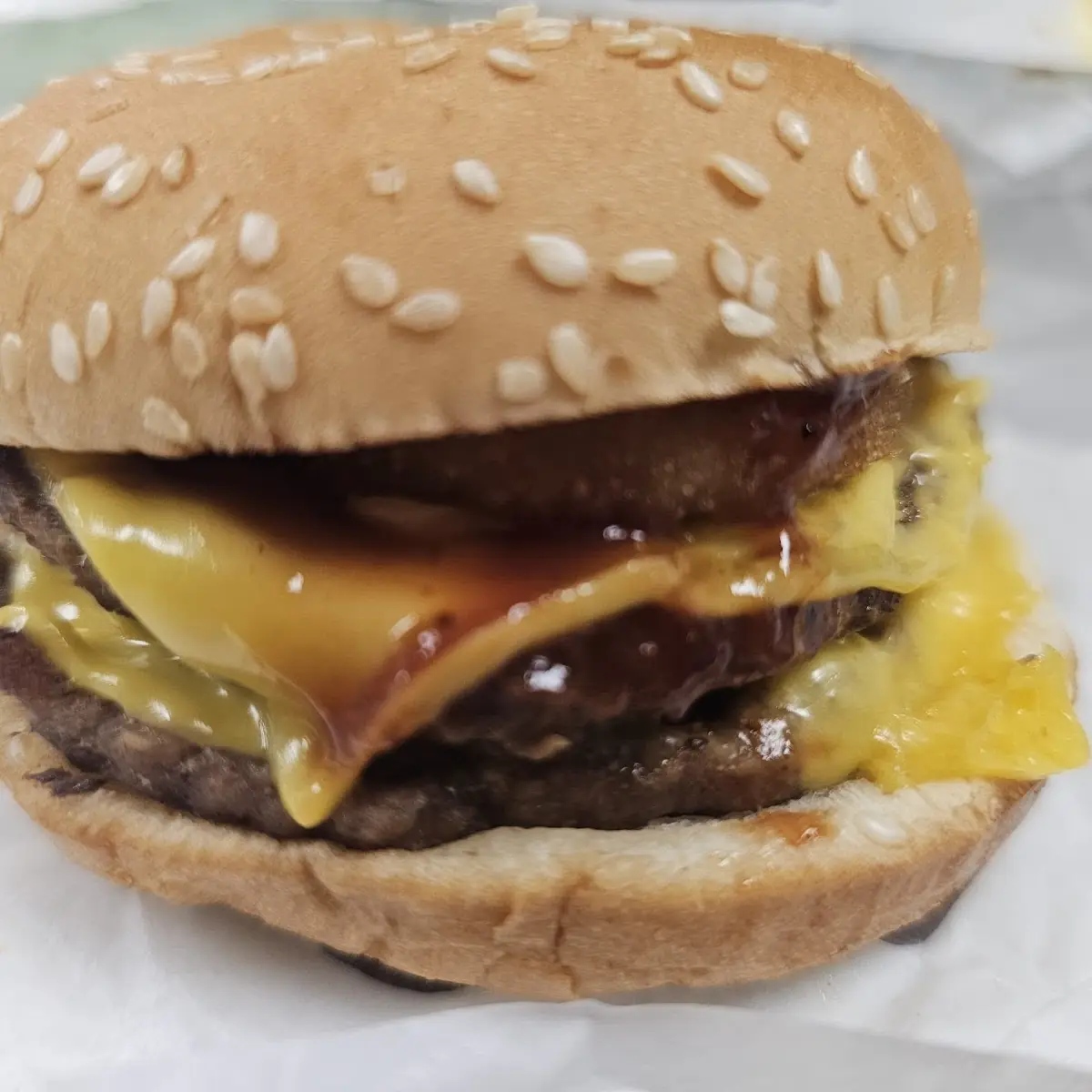 Double Rodeo Cheeseburger