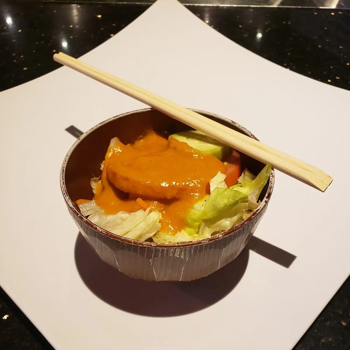 Salad with Ginger Dressing