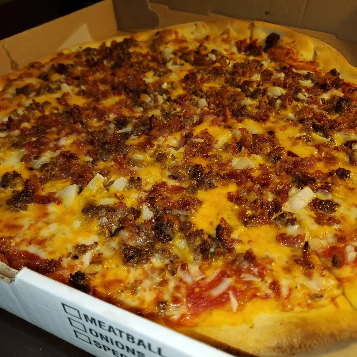 Bacon Cheeseburger Pizza