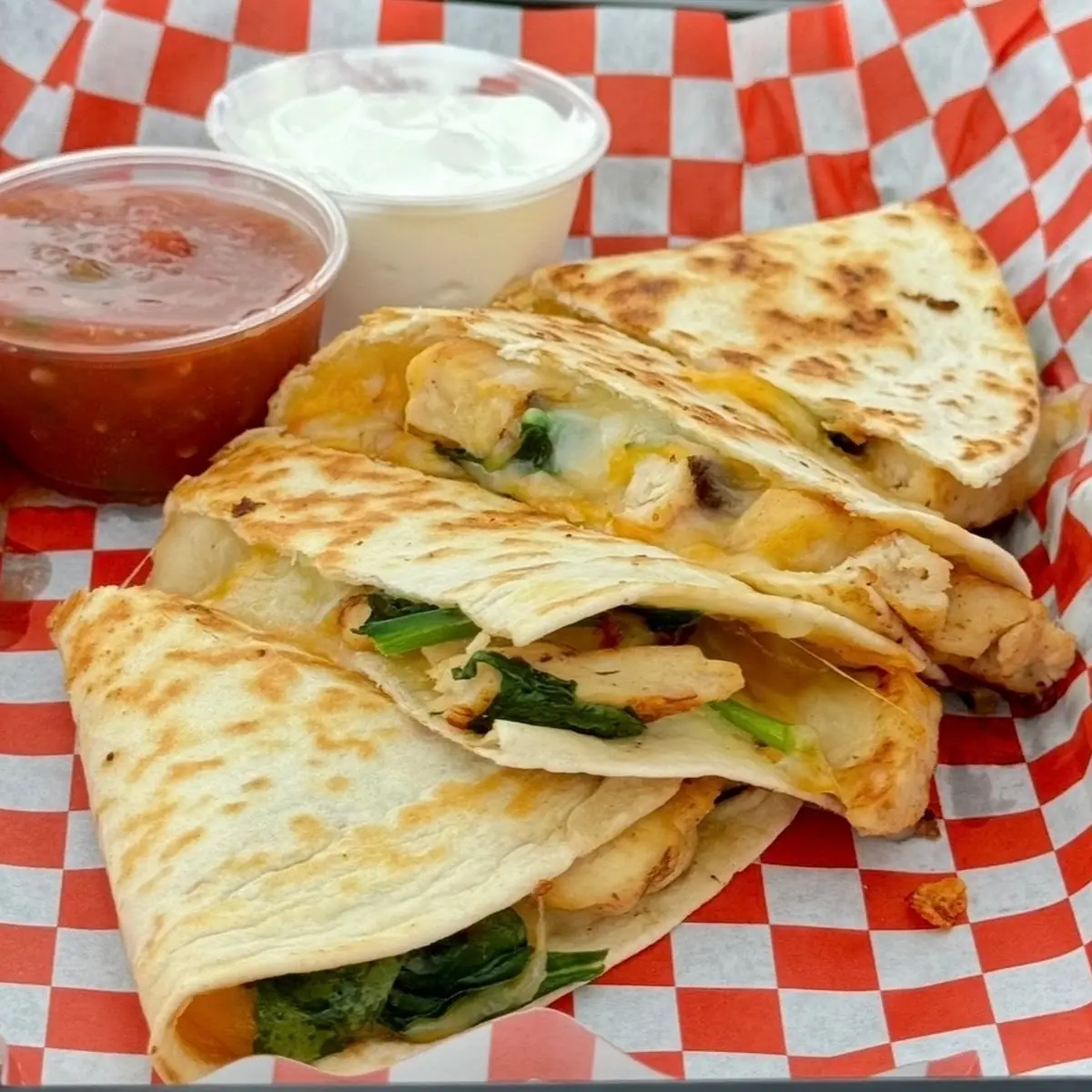 Chicken or Beef Quesadilla