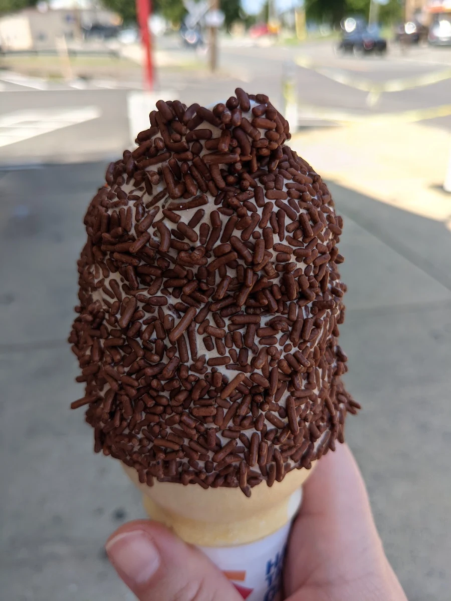 Twist Cone with Chocolate Sprinkles