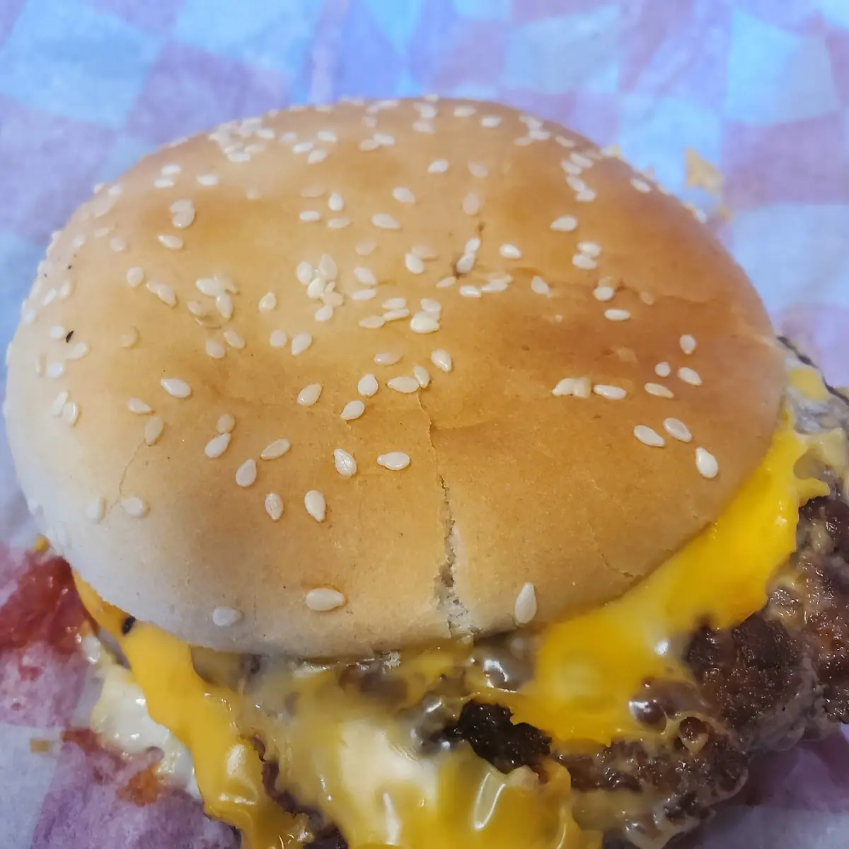 Double Cheese Burger with Bacon