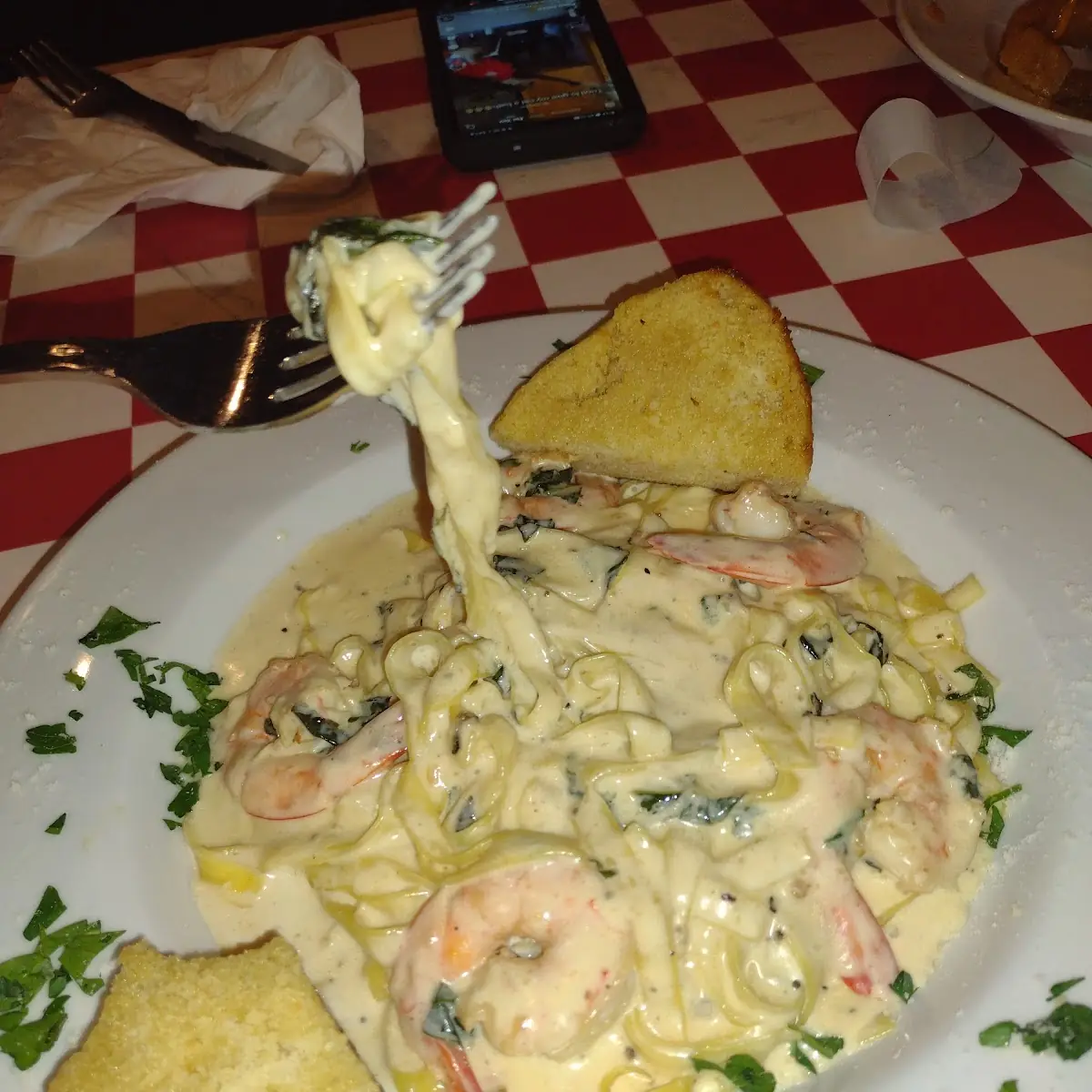 Alfredo Pasta Add Shrimp