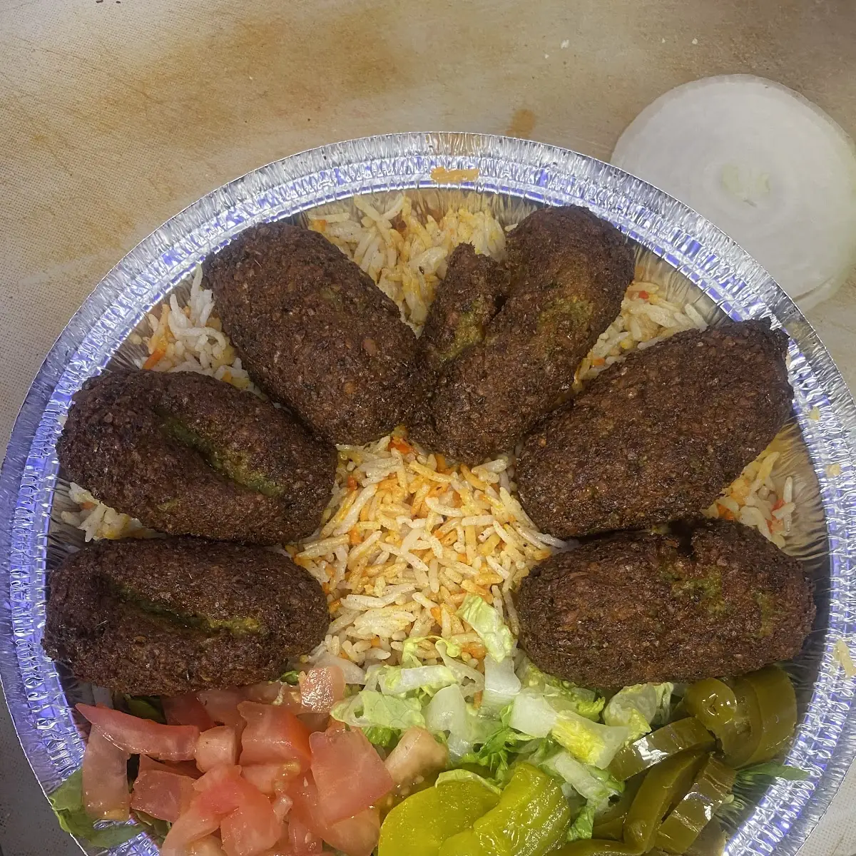 Falafel over Rice