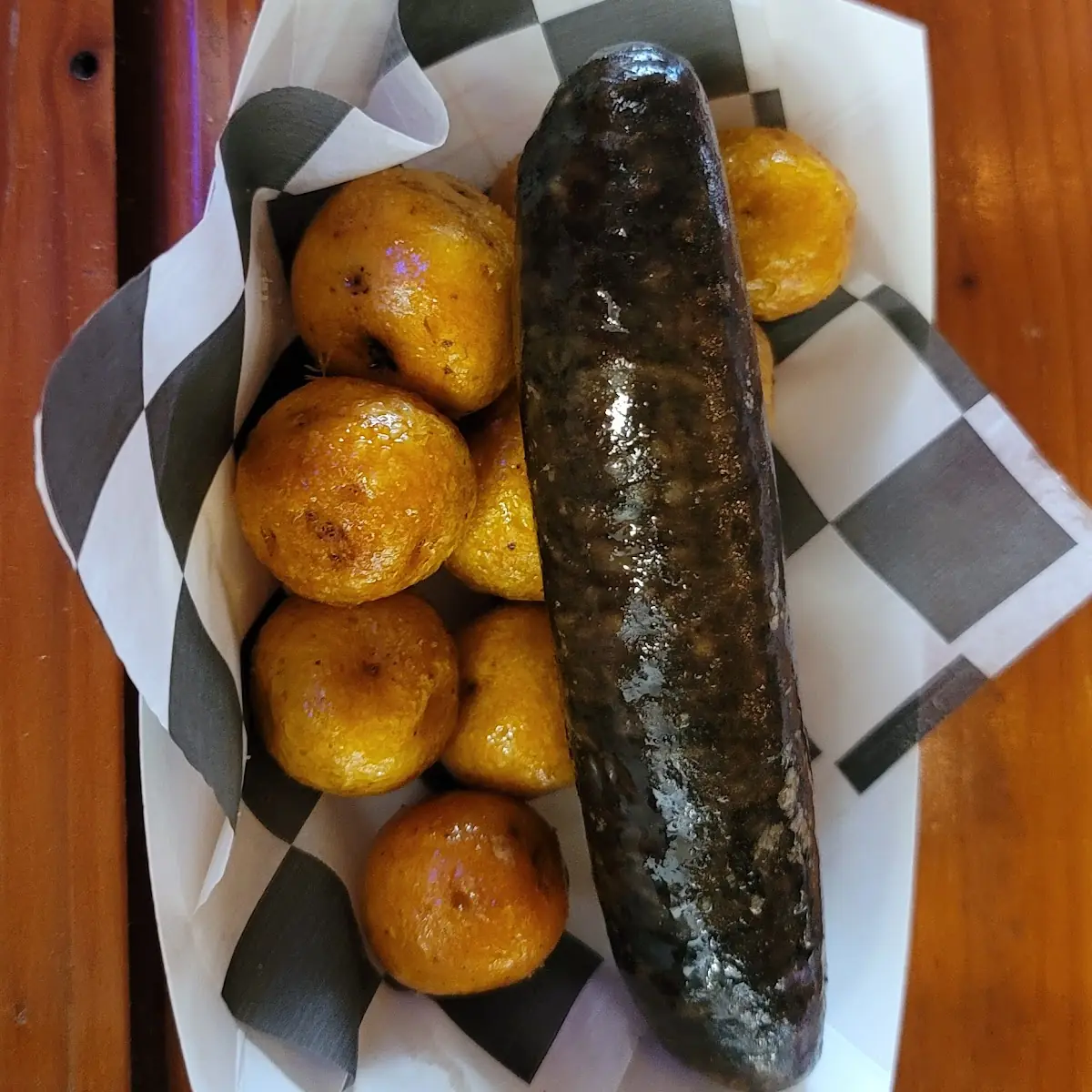 Morcilla Con Papa Criolla