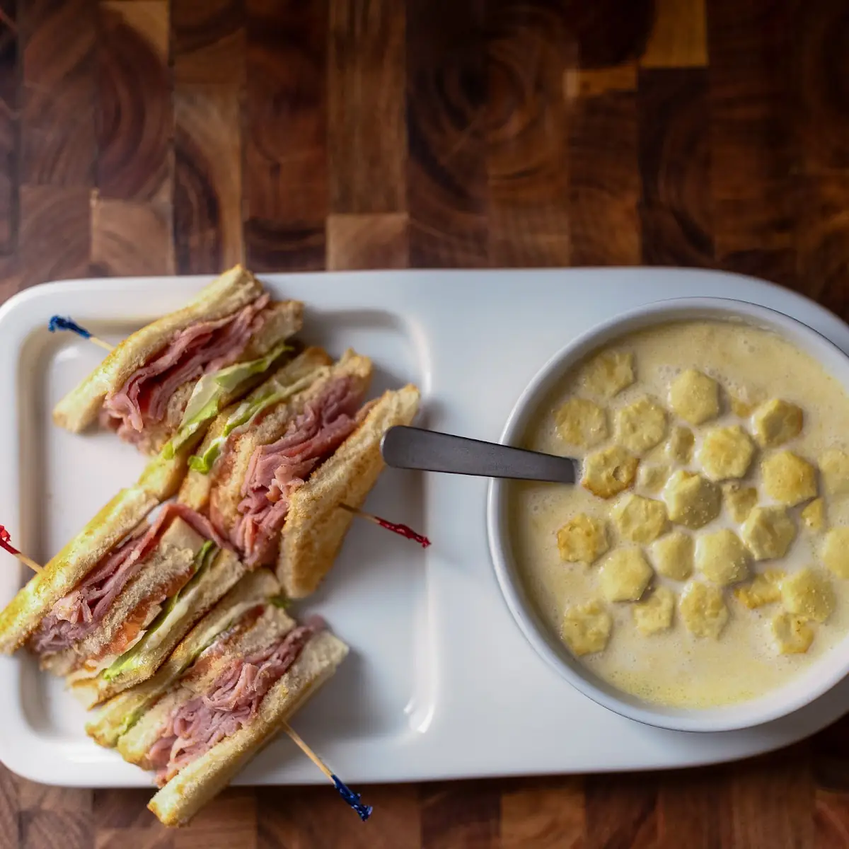 Ooey Gooey Grilled Ham & Cheese