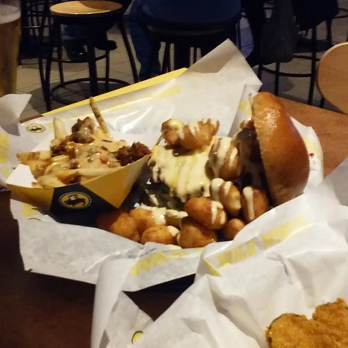 Cheese Curd Bacon Burger