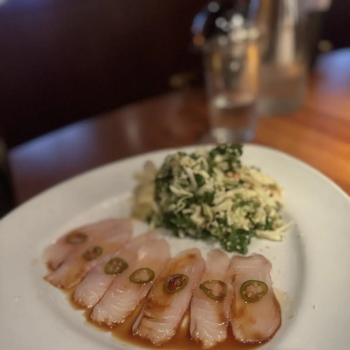 Yellowtail Sashimi Salad