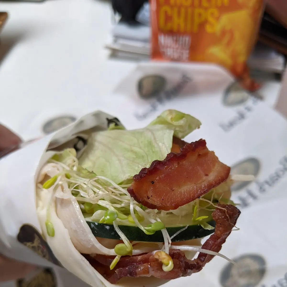 Club Kailua Lettuce Wrap with Bacon
