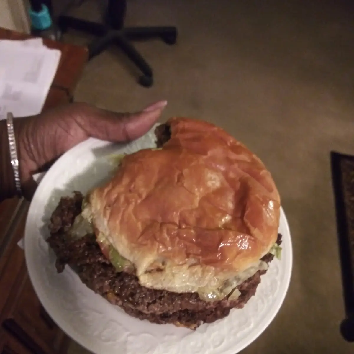 Double Cheeseburger w Bacon