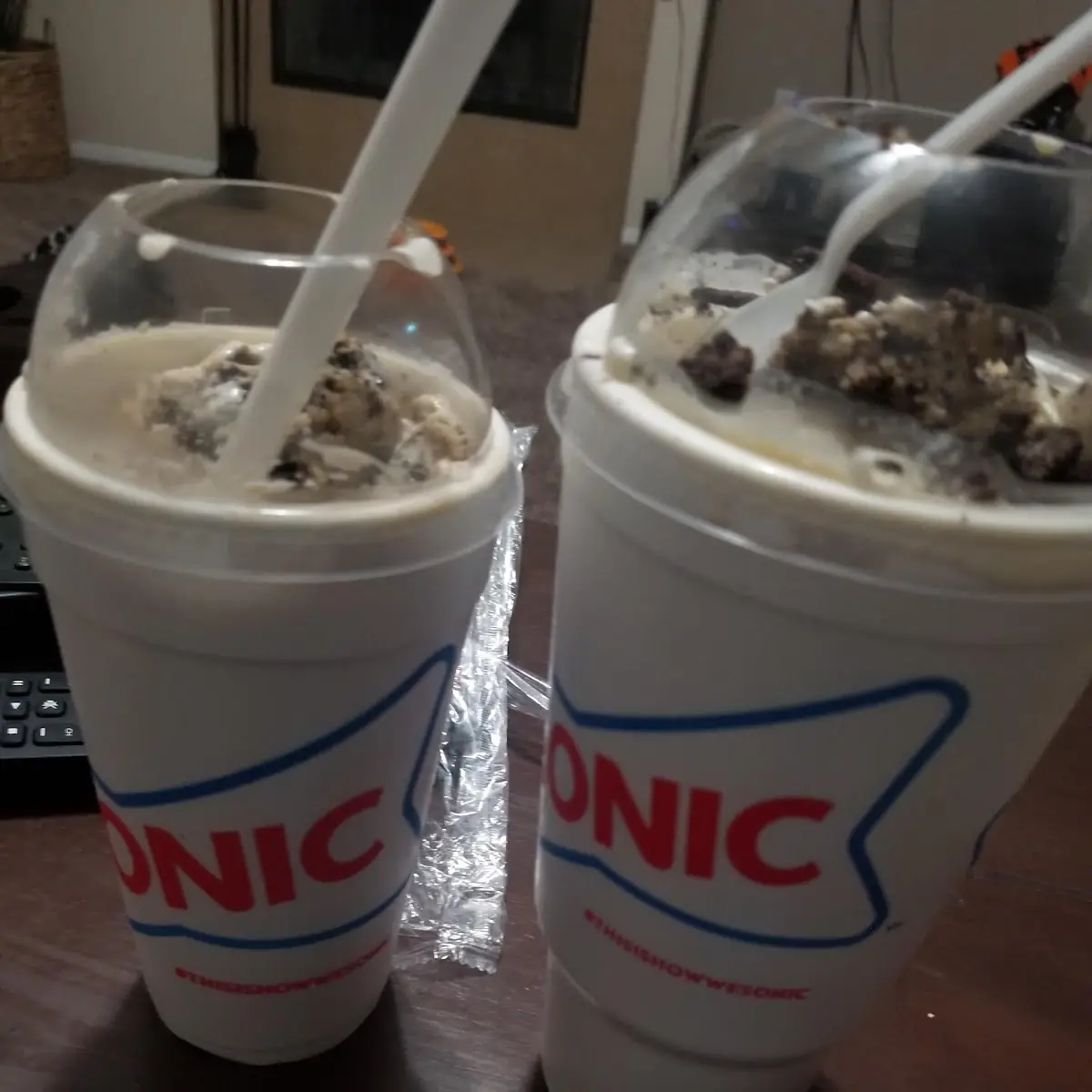 Oreo Cookie and Chocolate Chip Cookie Dough Blizzard's