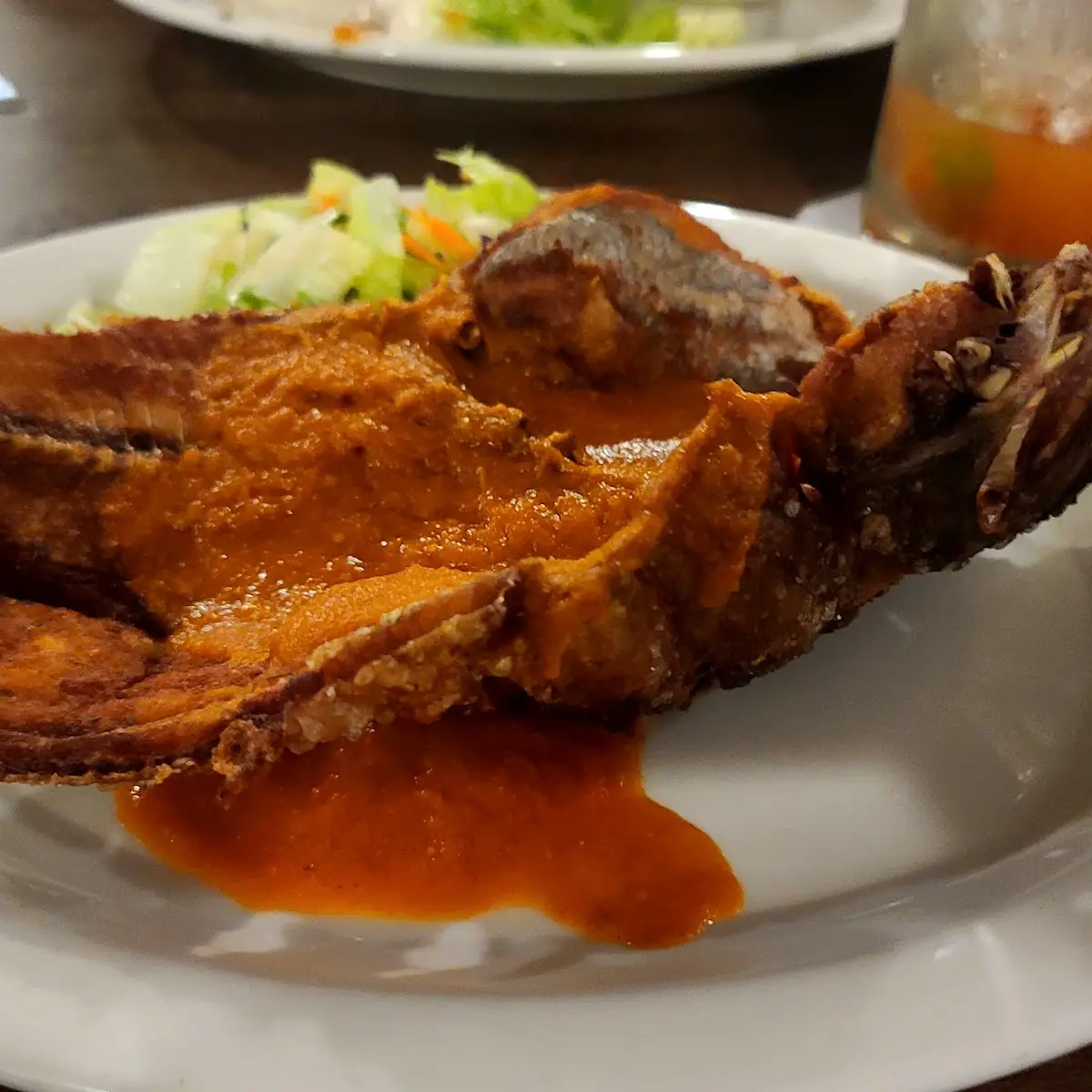 Bagre a La Diabla Catfish in Spicy Sauce