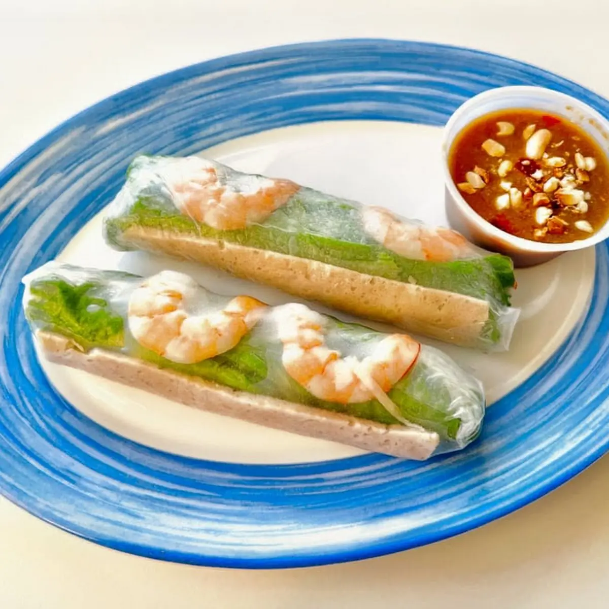 Fresh Spring Roll with Salad 2