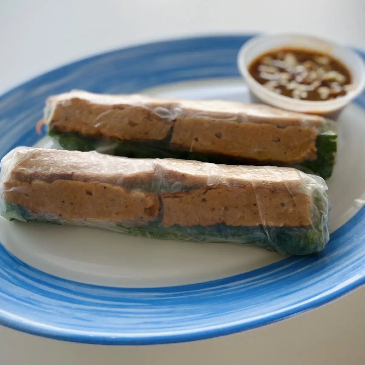 Grilled Pork Sausage Spring Rolls Nem Nướng Cuốn