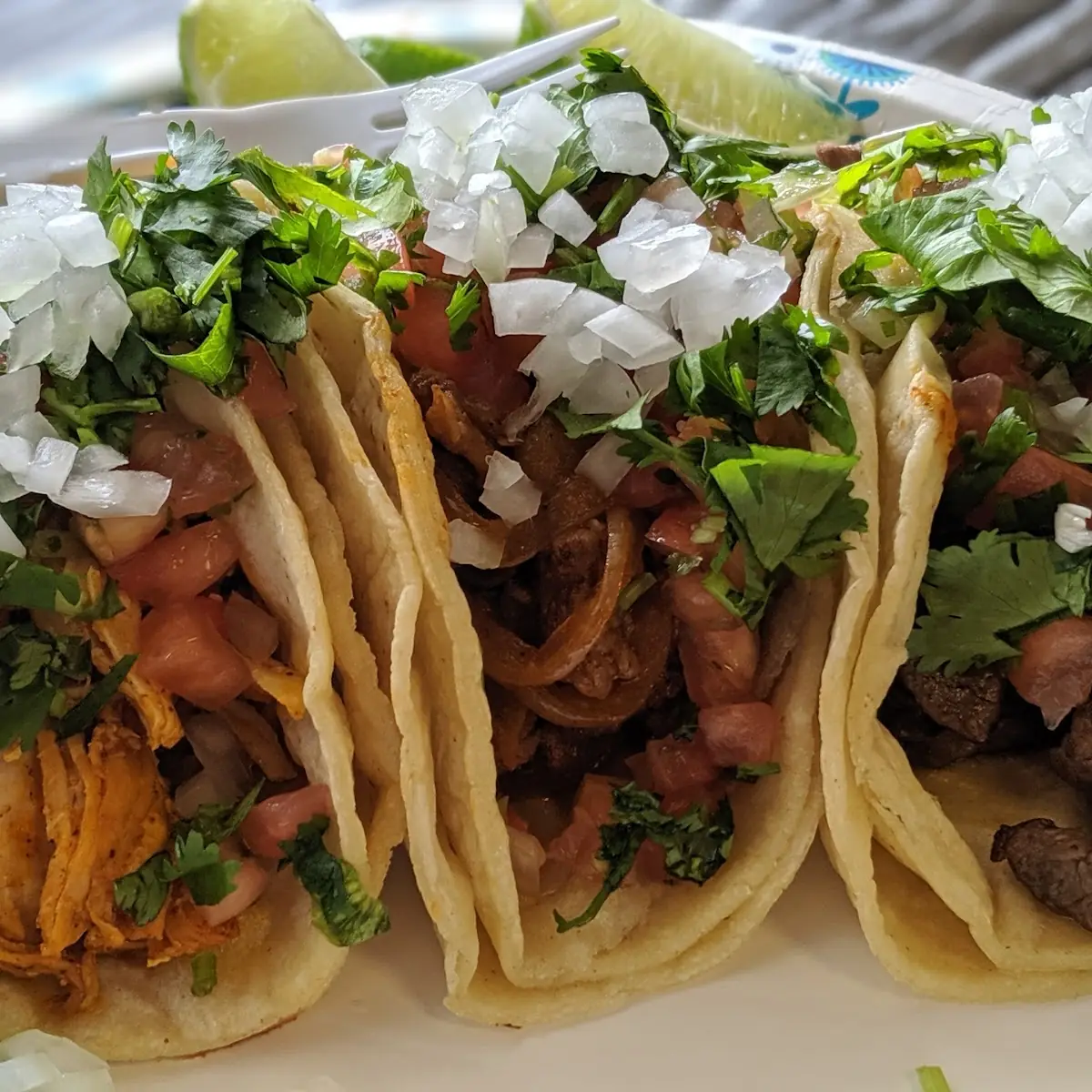 Carnitas Tacos Rice and Beans