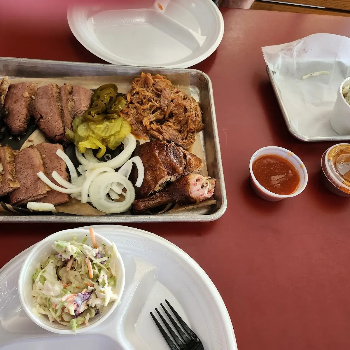 Four Meat BBQ Plate