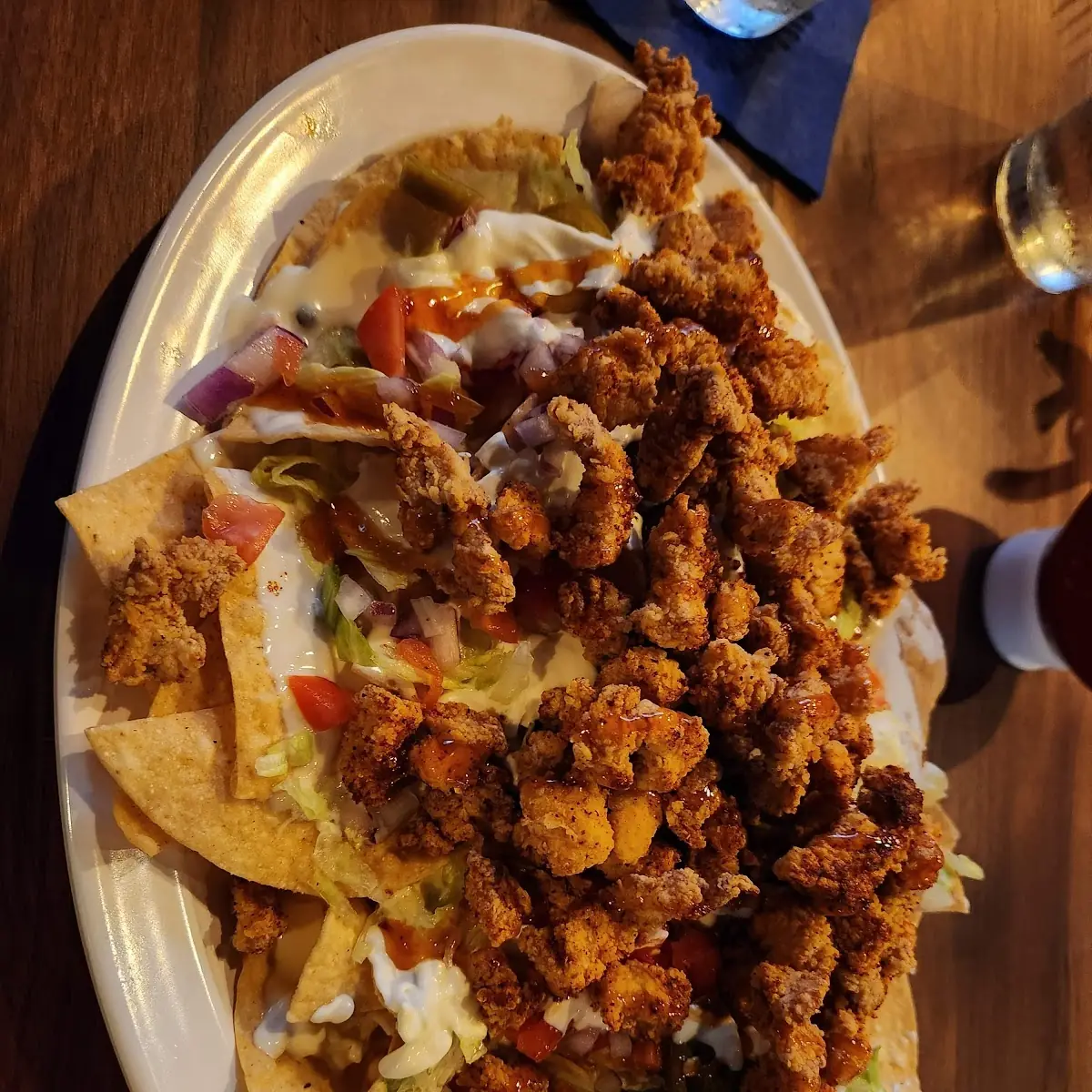 Crispy Chicken Nachos