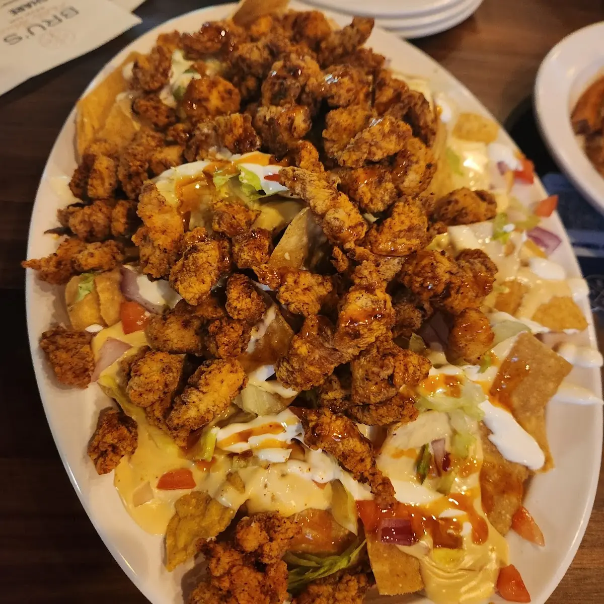 Fried Chicken Nachos